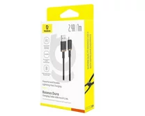 Кабель Baseus Dura Series Fast Charging Cable Lightning - USB 2,4А золото-черный, 1м