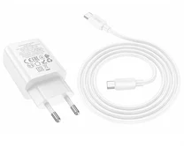 СЗУ-1USB-C Hoco N60 + кабель Type-C-Type-C, PD20W белый