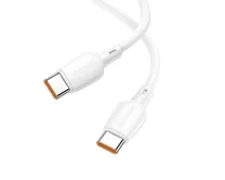 Кабель Borofone BX93 Type-C - Type-C 100W белый, 1м