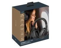 Наушники с Bluetooth Deppa Stereo Ultra ANC, BT 5.4, ANC/ENC, 500mAh, черные