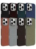 Чехол iPhone 16 Pro Max KZDOO Keivlar (оранжевый)