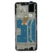 Дисплей Huawei Honor X7/Play6/Enjoy 30 Plus + тачскрин в рамке черный (Premium)