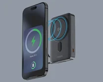 Внешний АКБ 10000 mAh Deppa NRG MagSafe QI2 15W, серый
