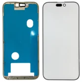 Стекло + рамка + OCA iPhone 16 Pro Max (6.3) черное 1кл