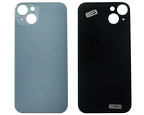 Задняя крышка (стекло) iPhone 14 Plus синяя 1кл