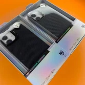 Чехол iPhone 15 Pro Max Njoyny NY-111 Soft Fiber (серый)