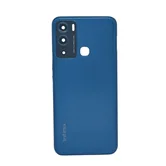 Задняя крышка Infinix Hot 12i голубая 1кл