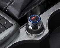 АЗУ-1USB + 1USB-C Deppa PD, QC3.0, 52W, металл, графит, 11213