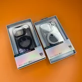 Чехол iPhone 16 Pro Max Njoyny N23 Ring Stand Clear (черный)