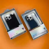 Чехол iPhone 16 Pro Max Njoyny NY-39 Leather (черный)