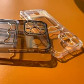 Чехол Infinix Note 40 Pro TPU CardHolder (прозрачный черный)