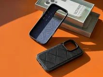 Чехол iPhone 15 Pro Max KEEPHONE Austin (черный)