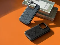 Чехол iPhone 15 Pro KEEPHONE Austin (синий)