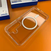 Чехол Samsung S25 KEEPHONE Hybrid Pro (прозрачный)