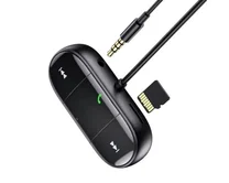 FM Modulator Hoco DE7 Bluetooth, microSD, AUX, дисплей, черный
