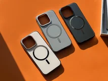 Чехол iPhone 16 Pro Njoyny Metal MagSafe (черный)