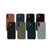 Чехол iPhone 15 Pro KZDOO Keivlar (оранжевый)